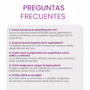 Aspiradora portátil antiácaros con esterilización UV inalámbrica
