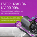 Aspiradora portátil antiácaros con esterilización UV inalámbrica